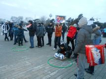 встреча олимпийского огня